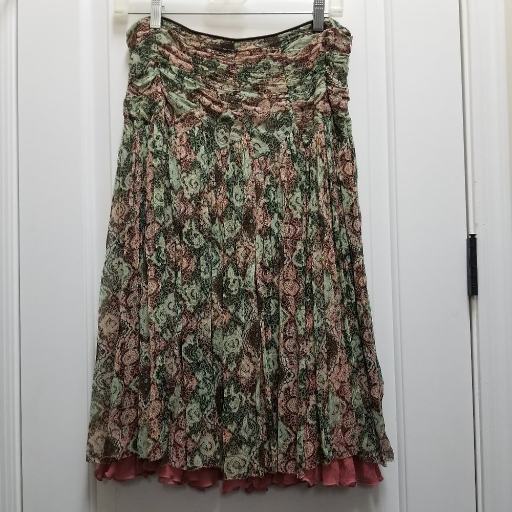 Elegant Statement Silk Skirt